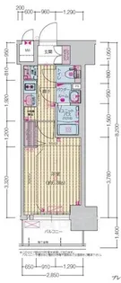 プレサンス上前津エレスタ【14階】の間取り