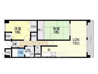 ベルパレス高木【4階】の間取り