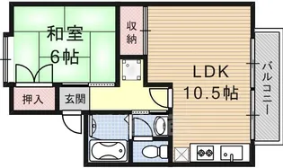 シャルム豊【2階】の間取り