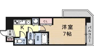 フラシア東難波【12階】の間取り
