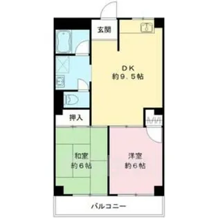 リブランス河村マンション【2階】の間取り