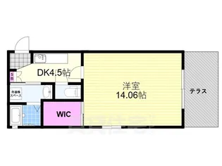 メープル大和田【102号室】の間取り