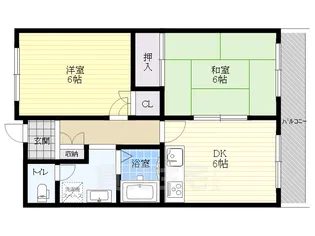 オーク国分【2階】の間取り