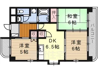 エクセル石仏【1階】の間取り