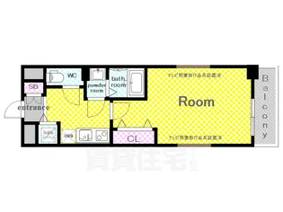 Luxe京都西大路【2階】の間取り