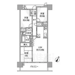 フロンティア・グリーンフォート【8階】の間取り