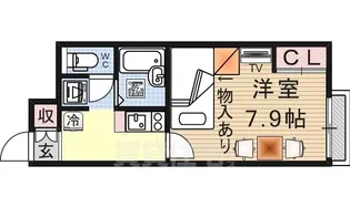 レオパレス21パーチェ【2階】の間取り