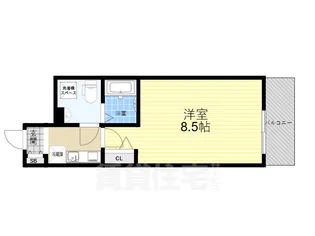 S-FORT西宮【5階】の間取り