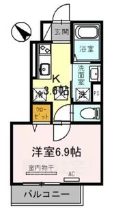 Berqonte【1階】の間取り