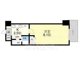 ラ・フォンテ甲東園【4階】の間取り