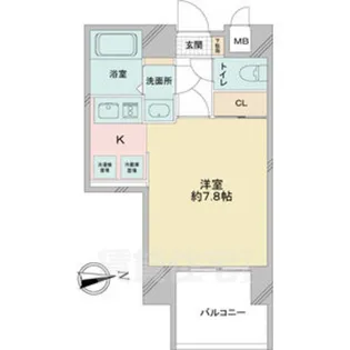 リエス鶴舞EAST TOWER【8階】の間取り
