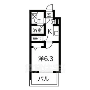 ファステート鶴舞駅前リヴェール【7階】の間取り