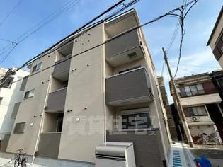 大阪府大阪市東住吉区湯里4丁目【アパート】の外観