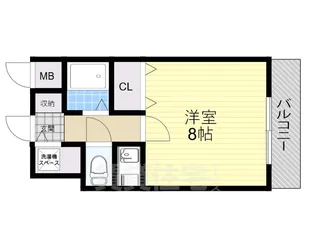 大阪府大阪市住吉区苅田7丁目【マンション】の間取り