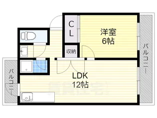 国分旭ヶ丘住宅1号棟【2階】の間取り