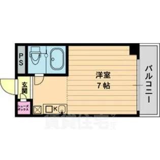 ラ・レジダンス・ド・四条【4階】の間取り