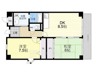 エスペランサ【1階】の間取り