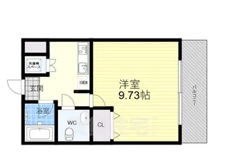 ラ・セーヌ西宮【4階】の間取り