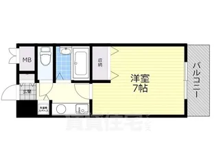 ミネルバ一番館【8階】の間取り