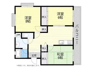 メゾンテック1【3階】の間取り