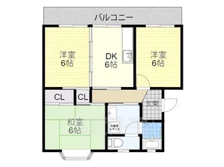 リーフマンション【3階】の間取り