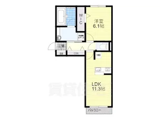 Le ciel1【1階】の間取り