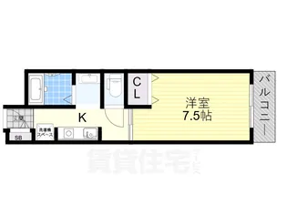 ゴールドハイツ【5階】の間取り