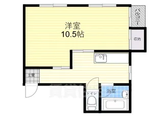 大阪府大阪市東住吉区公園南矢田4丁目【マンション】の間取り