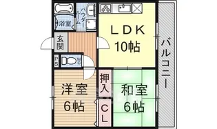 グリーンウェル【305号室】の間取り
