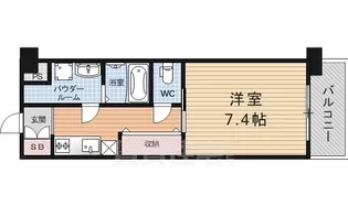 レジデンス京都ゲートシティ【4階】の間取り