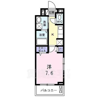 京楽 KYORAKU【3階】の間取り
