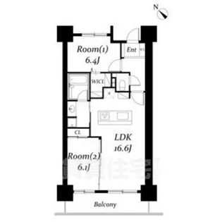 ロイヤルパークス千種【3階】の間取り