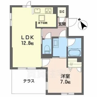 シャーメゾン ジョワイユ【1階】の間取り