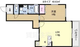 UP GRAND神崎川【3階】の間取り