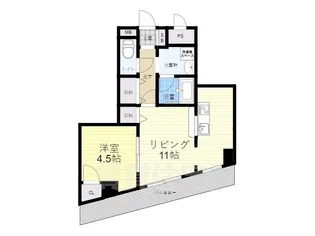 サニークレスト忠【6階】の間取り