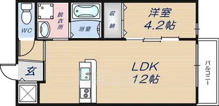 ユニヴェール【2階】の間取り