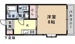 ウッドファイブ1【1階】の間取り