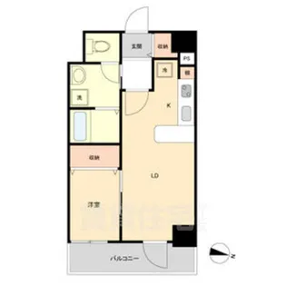 ヴェルジュコート1【3階】の間取り