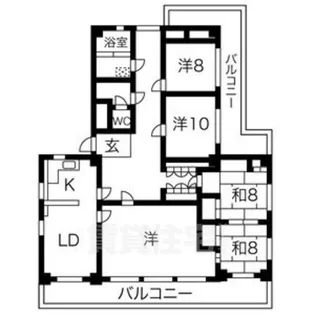 CASA NOAH鶴舞公園1【7階】の間取り