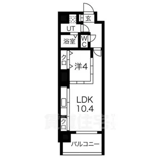 THE CROSS【12階】の間取り