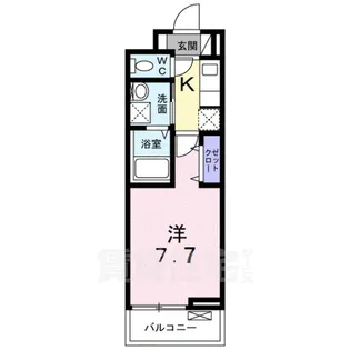 ブランメゾン帷子ノ辻【3階】の間取り