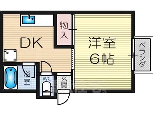大阪府大阪市西淀川区御幣島4丁目【マンション】の間取り