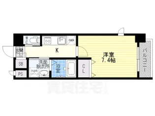 クローバー・グランデ平野【7階】の間取り