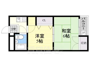 石田グリーンハイム【1階】の間取り