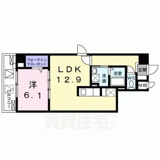 クルール尼崎【3階】の間取り