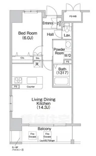 セノアタワー新大阪【9階】の間取り