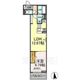 ルミナーレ【1階】の間取り