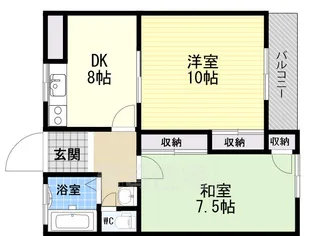 ハイツ平沼【3階】の間取り
