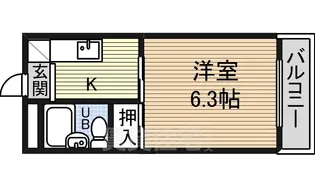 富士レイホービル第二【1階】の間取り