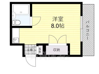 クオリティ鷹殿【2階】の間取り